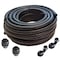 Hydromaxx Liquid-Tight Flex Plastic Conduit, 2 in Trade Size, 25 ft, PVC, Black LT200025FB - alternate 1